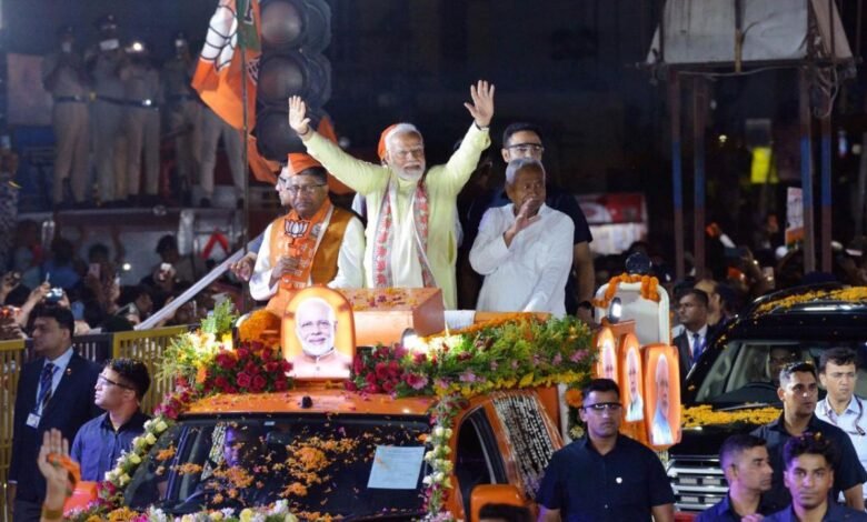 PM Modi Road Show in Patna