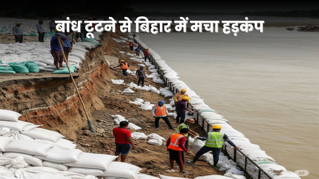 Bihar News: बिहार में बांध टूटने से हड़कंप, 7 इंजीनियर हुए सस्पेंड Bihar News