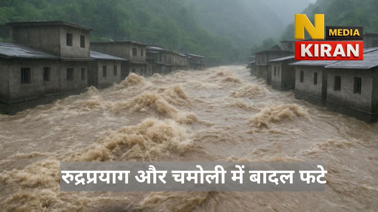 उत्तराखंड के रुद्रप्रयाग और चमोली में बादल फटे उत्तराखंड के रुद्रप्रयाग और चमोली में बादल फटे