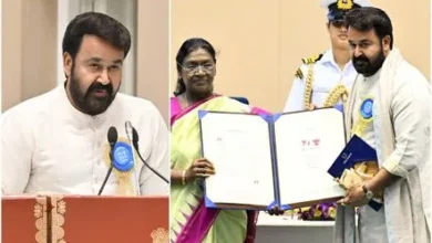 मोहनलाल को मिला दादा साहब फाल्के पुरस्कार, राष्ट्रपति द्रौपदी मुर्मू ने किया सम्मानित