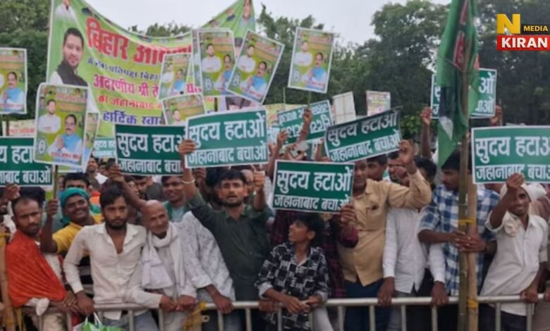 जहानाबाद से शुरू हुई तेजस्वी यादव की "बिहार अधिकार यात्रा", पहले ही दिन भारी विरोध