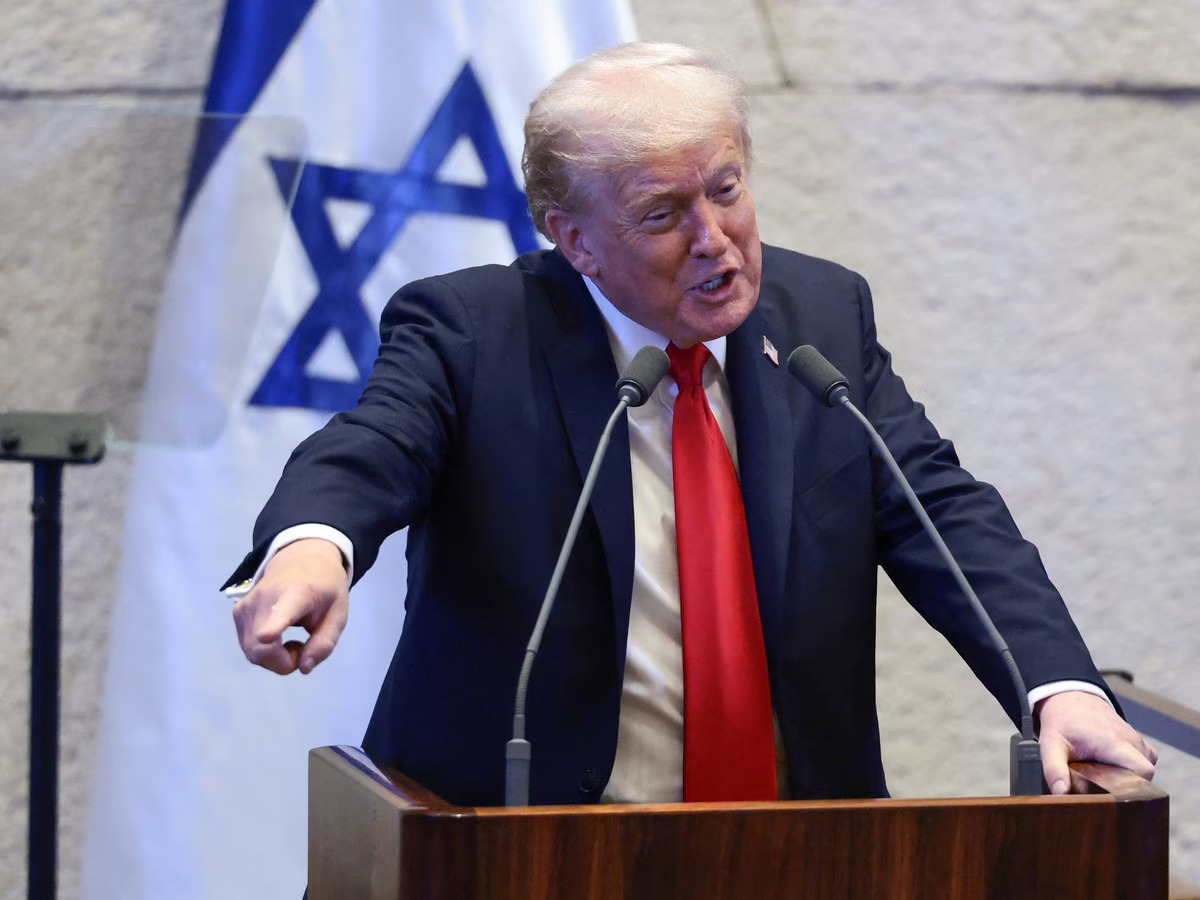 ट्रंप का इजरायल में ऐतिहासिक संबोधन, जमकर की नेतन्याहू की तारीफ