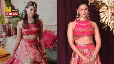 Alia Bhatt Pink Lehenga