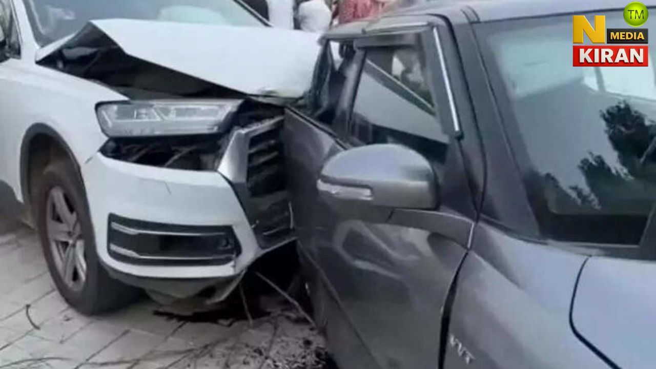 पूर्व मंत्री के नाबालिग बेटे की कार से हादसा, दो घायल पूर्व मंत्री के नाबालिग बेटे की कार से हादसा, दो घायल
