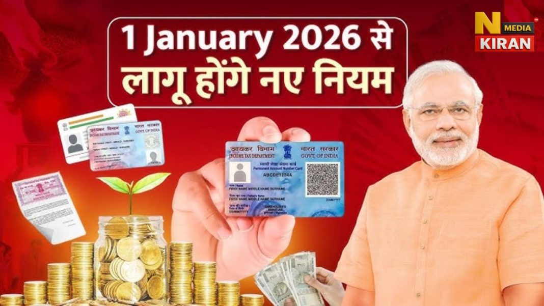 New Rules 1 January 2026: 1 जनवरी 2026 से लागू होंगे ये नए नियम, आम आदमी की जेब और जीवन पर पड़ेगा असर New Rules 1 January 2026