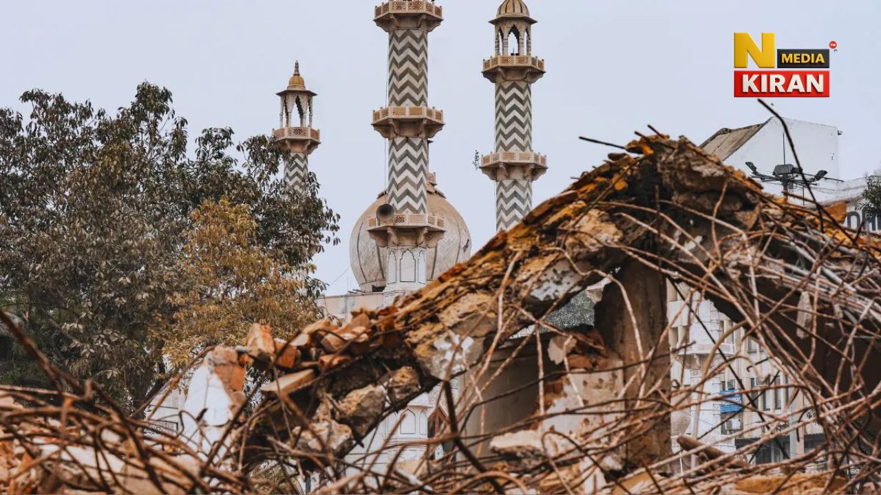 Delhi News: Broken Turkman Gate and Mosque in Delhi