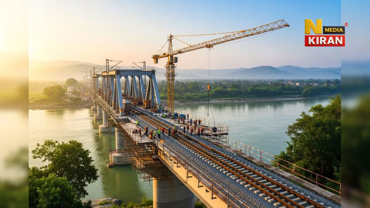 New Rail Bridge Bihar: AI Generated Flyover