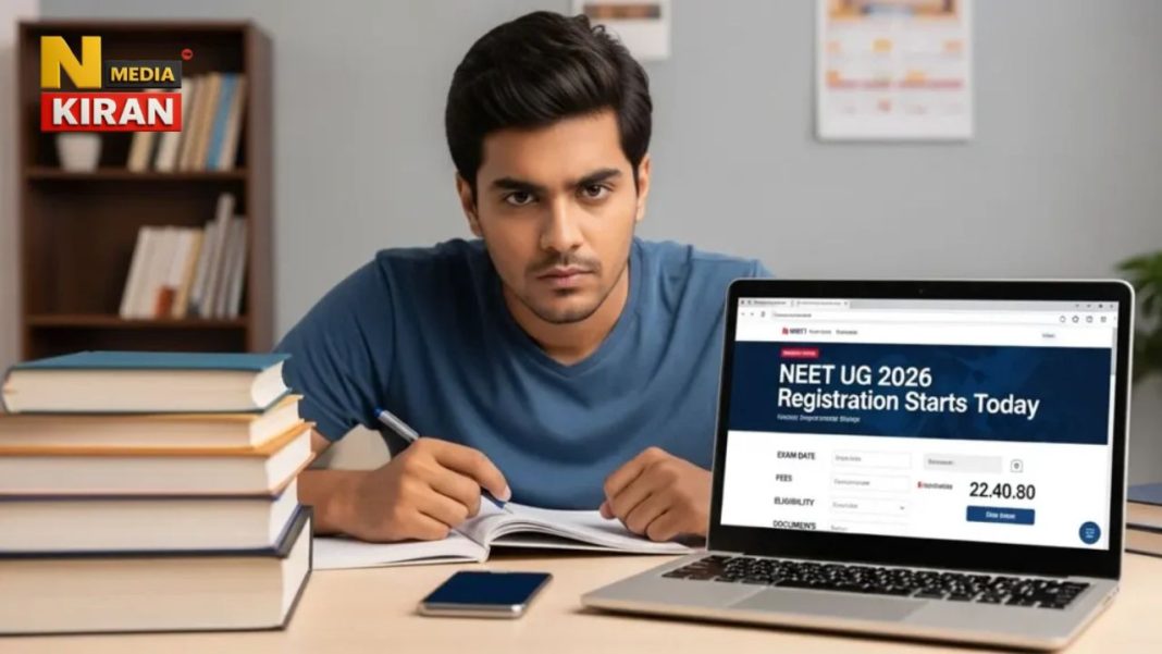 NEET UG 2026: आज से शुरू हुआ रजिस्ट्रेशन, 8 मार्च तक भर सकते हैं फॉर्म, जानें पूरी प्रक्रिया NEET UG 2026