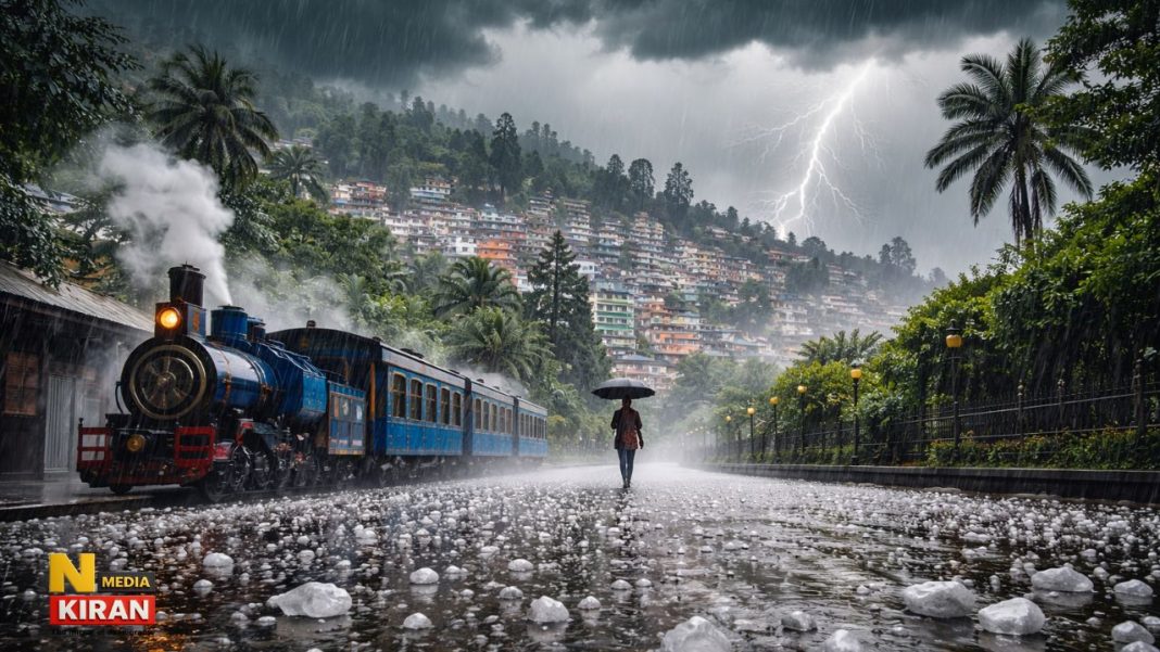 पश्चिम बंगाल में गर्मी से राहत: चार दिन बारिश और आंधी का अलर्ट, दार्जिलिंग में ओलावृष्टि की चेतावनी Bengal Weather Update