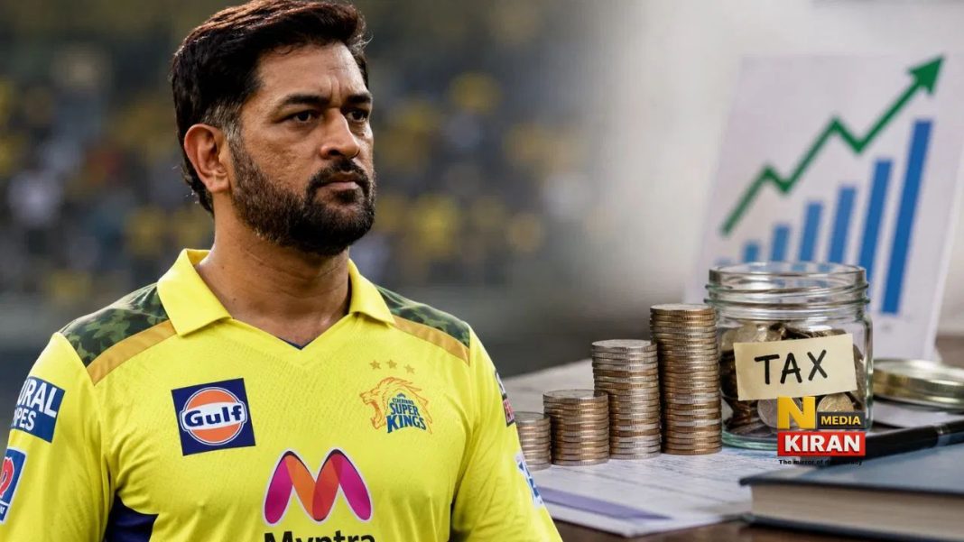 MS Dhoni Income Tax