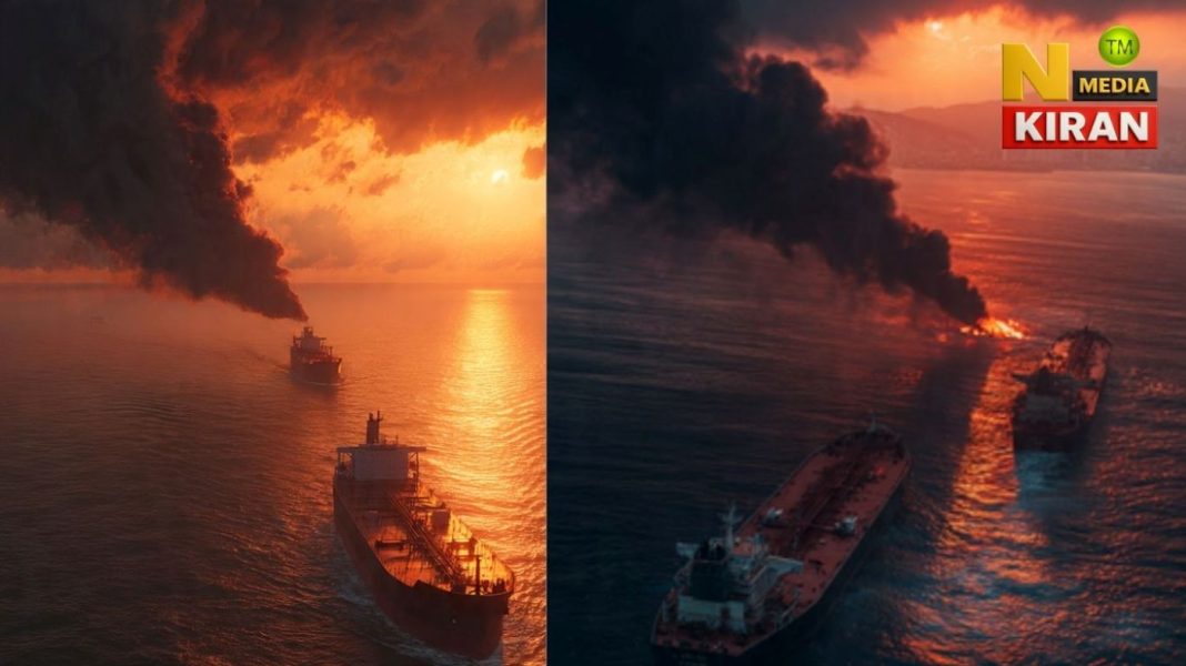 Hormuz Attack: 2 UAE टैंकर पर मिसाइल, 1 भारतीय की मौत Hormuz Attack: 2 UAE टैंकर पर मिसाइल, 1 भारतीय की मौत