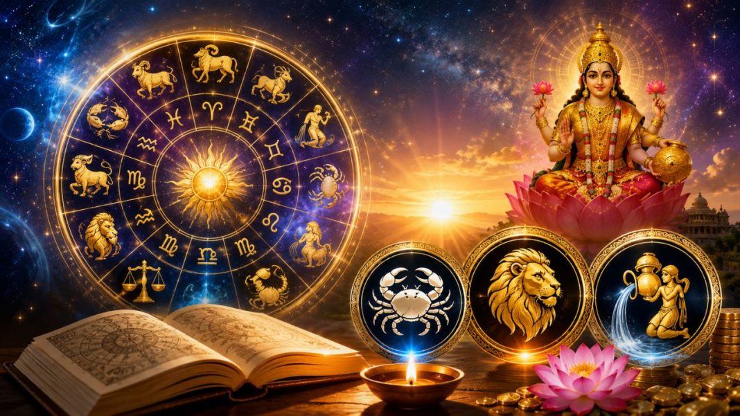 Aaj Ka Rashifal 18 August 2026: कर्क, सिंह और कुंभ राशि वालों के अटके काम होंगे पूरे, बढ़ेगी सुख-समृद्धि Aaj Ka Rashifal 18 August 2026