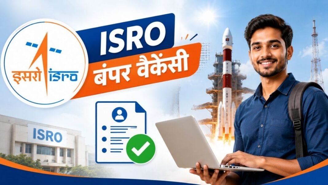 ISRO Recruitment 2026 : ISRO में साइंटिस्ट-इंजीनियर के 175 पदों पर भर्ती, 16 सितंबर तक करें आवेदन ISRO Recruitment 2026