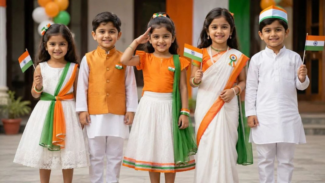 Independence Day Kids Outfit Ideas: 15 अगस्त पर बच्चे को दें तिरंगे वाला प्यारा लुक, आसान और बजट स्टाइलिंग टिप्स Independence Day Kids Outfit Ideas