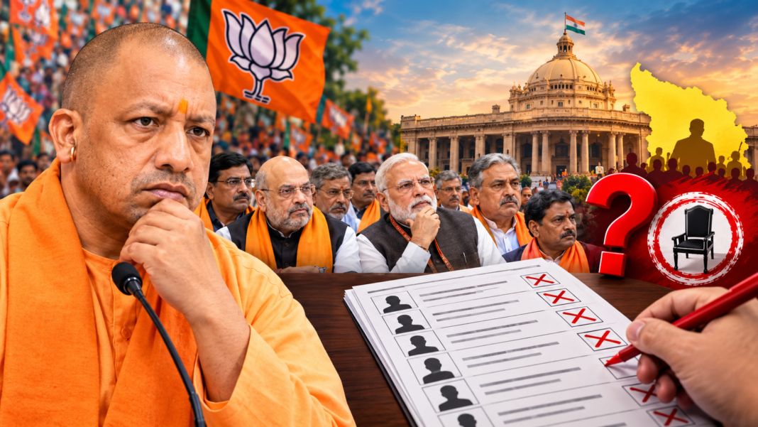 UP Politics: बीजेपी में 40 से 50 प्रतिशत विधायकों के टिकट पर मंथन UP Politics