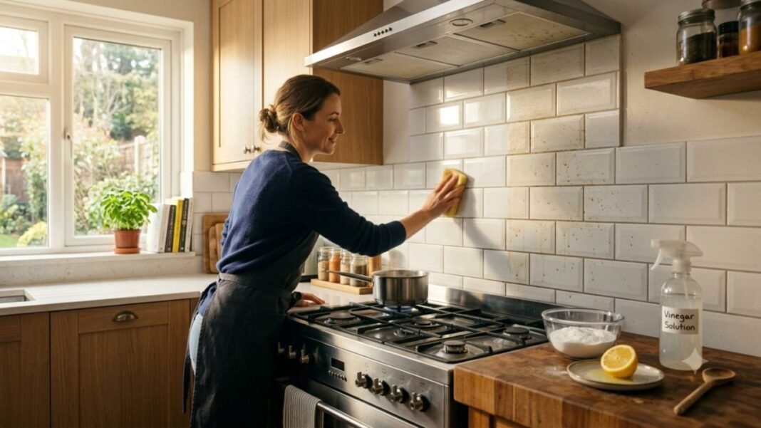 Cleaning Hacks: किचन की दीवार से तेल के दाग कैसे हटाएं, बेकिंग सोडा विनेगर नींबू नमक Cleaning Hacks