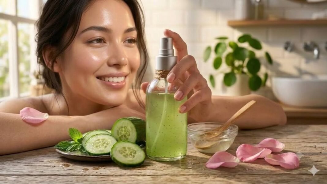 DIY Cucumber Face Mist: खीरे का फेस मिस्ट घर पर कैसे बनाएं, पसीने से बेजान चेहरे के लिए आसान नुस्खा DIY Cucumber Face Mist