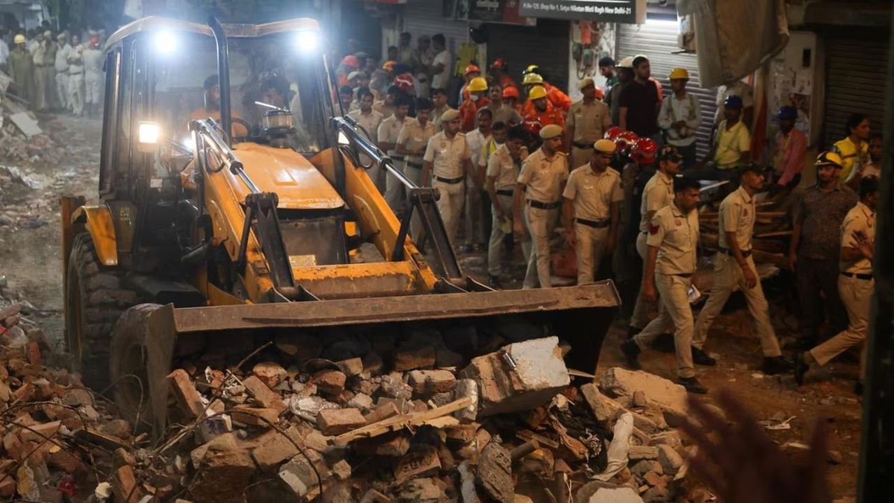 Delhi Building Collapse 