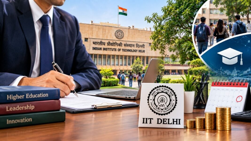 IIT Delhi Director Recruitment 2026: 2.25 लाख रुपये मासिक वेतन, 31 अक्तूबर तक करें आवेदन IIT Delhi Director Recruitment 2026
