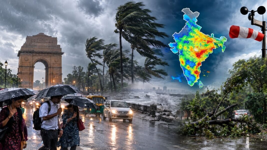 Kal Ka Mausam 1 October 2026: दिल्ली, यूपी, बिहार समेत कई राज्यों में बारिश-आंधी का अलर्ट, 75 किमी/घंटा की रफ्तार से चल सकती हैं हवाएं Kal Ka Mausam 1 October 2026