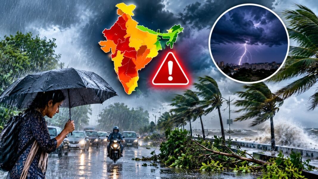 Kal Ka Mausam 13 September: 25 राज्यों में भारी बारिश का अलर्ट, 80 किमी की रफ्तार से चलेगी आंधी Kal Ka Mausam 13 September