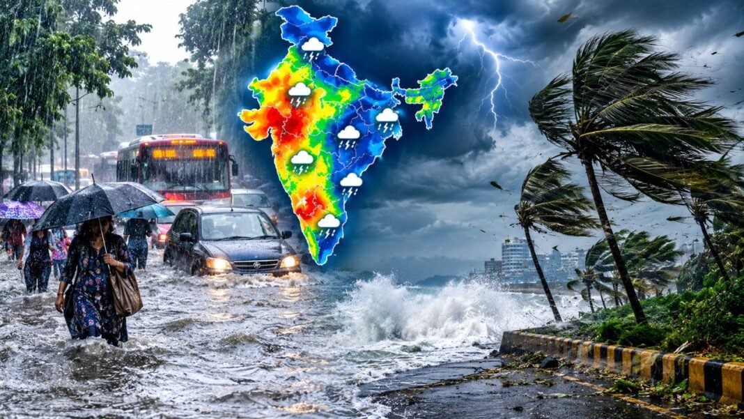 Kal Ka Mausam 18 September: 21 राज्यों में भारी बारिश का अलर्ट, 85 की रफ्तार से चलेगी आंधी Kal Ka Mausam 18 September