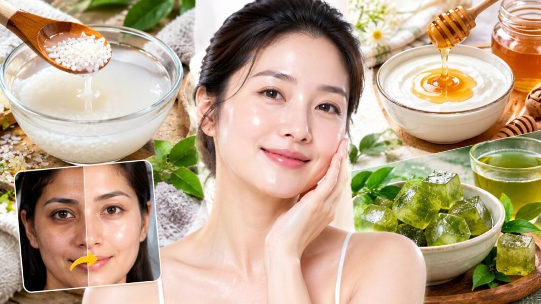 Korean Beauty Tips: चेहरे पर चाहिए 20 की उम्र जैसा निखार? चावल का पानी और शहद करेंगे कमाल Korean Beauty Tips