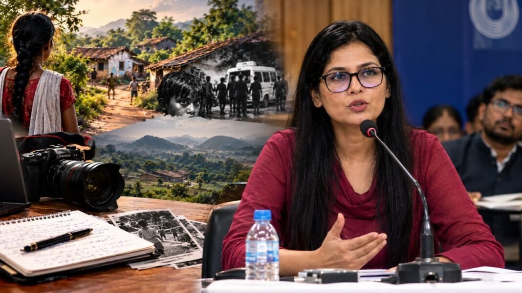 प्रेस क्लब ऑफ इंडिया में ‘द ट्यूसडे ब्रीफ’, झारखंड के गांव से खोजी पत्रकारिता तक, महिमा सिंह ने साझा किया संघर्ष Mahima Singh Journalist