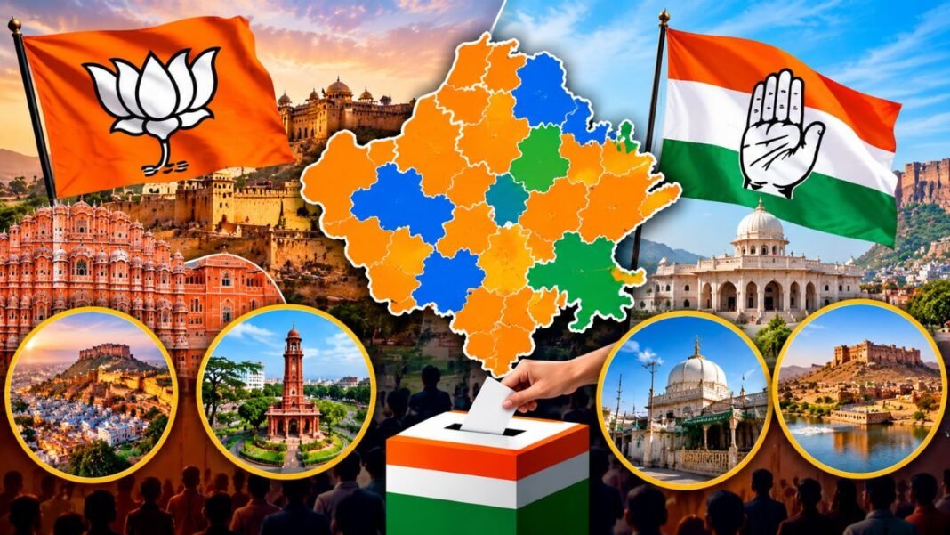 Rajasthan Nikay Chunav Result 2026: जयपुर-कोटा में बीजेपी तो अजमेर-बीकानेर में कांग्रेस आगे, जानें पूरी तस्वीर Rajasthan Nikay Chunav Result 2026