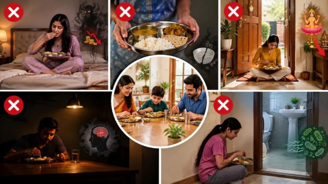 Vastu Tips for Eating: घर की इन जगहों पर बैठकर खाना वास्तु में अशुभ माना जाता है, जानें सही दिशा Vastu Tips for Eating