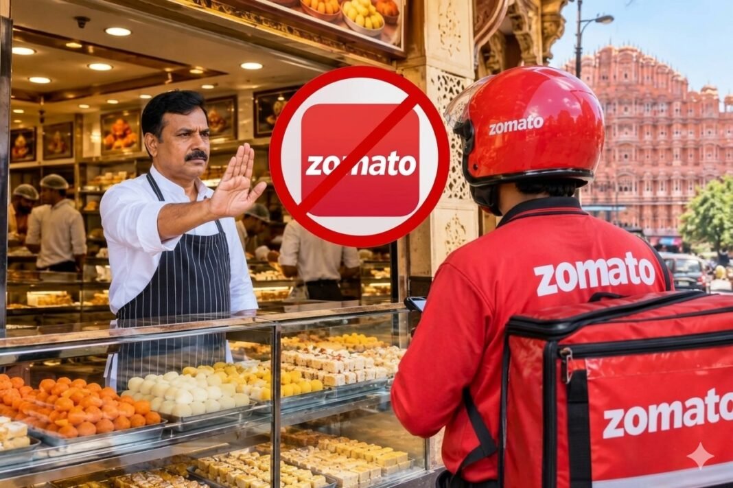 Zomato Boycott In Jaipur: जयपुर की 60 से ज्यादा मिठाई दुकानों ने जोमैटो का अनिश्चितकालीन बहिष्कार किया Zomato Boycott In Jaipur
