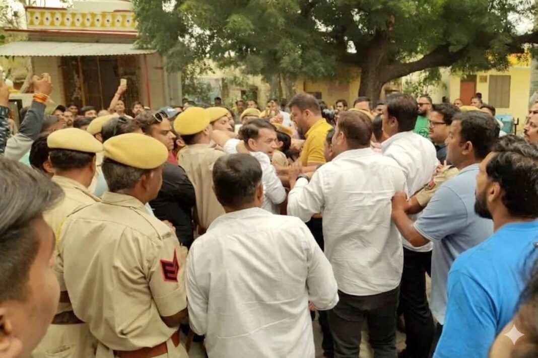 Rajasthan Nikay Chunav 2026: नाथद्वारा में नाम वापसी का सियासी बवाल, भाजपा प्रत्याशी को पुलिस ले गई, परिजन करते रहे इंतजार Rajasthan Nikay Chunav 2026