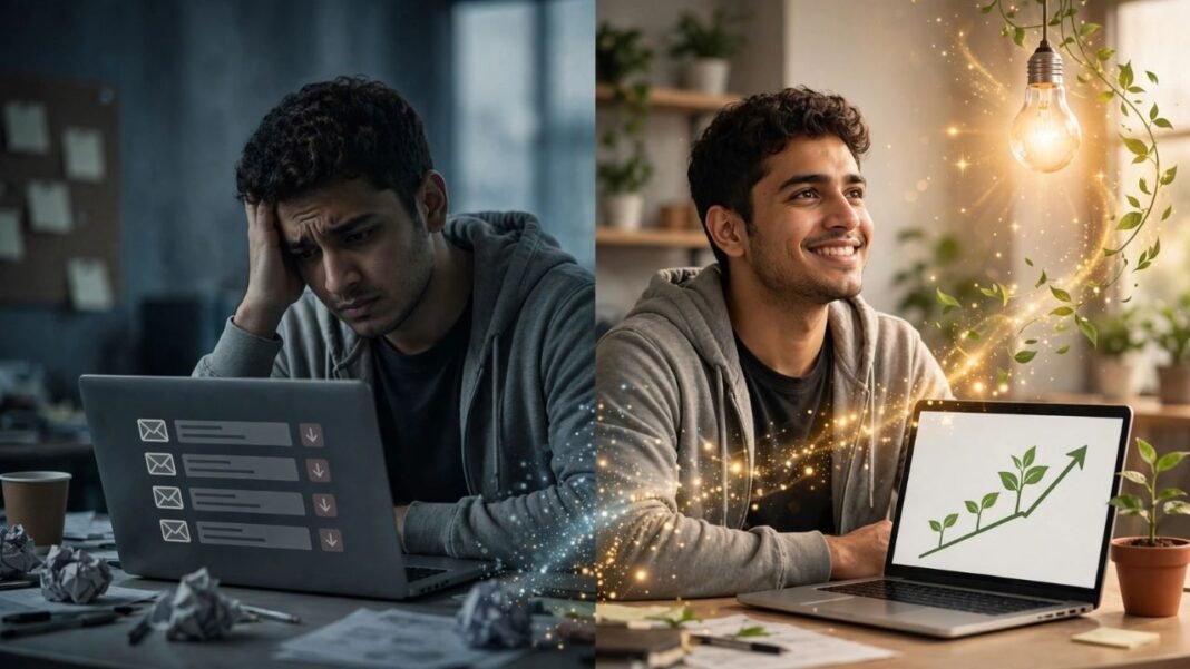 Career Growth Tips: नौकरी में बार-बार रिजेक्शन? 5 मिनट के ‘माइंडसेट फ्लिप’ से बदलें जॉब सर्च का नजरिया, जानें रिफ्रेमिंग की आसान ट्रिक Career Growth Tips