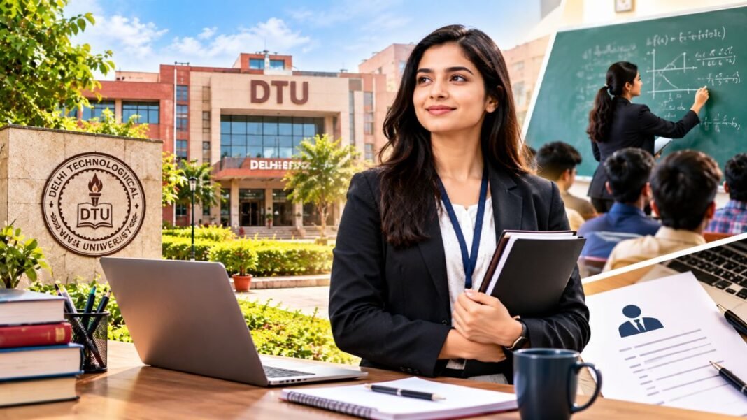 DTU Assistant Professor Recruitment 2026