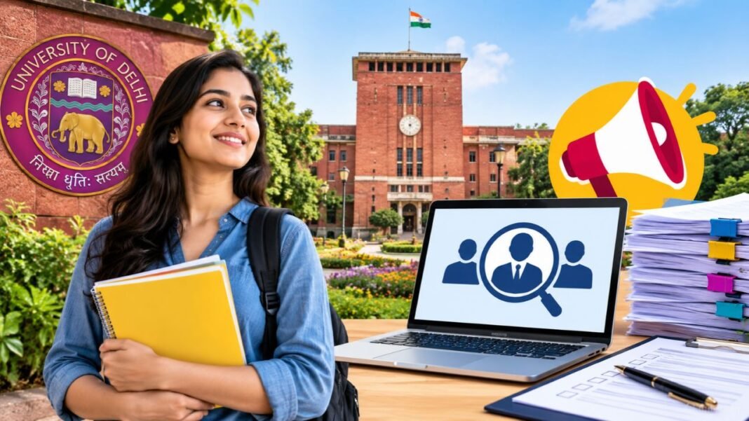 DU Recruitment 2026: दिल्ली यूनिवर्सिटी में 126 पदों पर भर्ती, आज से आवेदन शुरू, जानें पूरी डिटेल DU Recruitment 2026