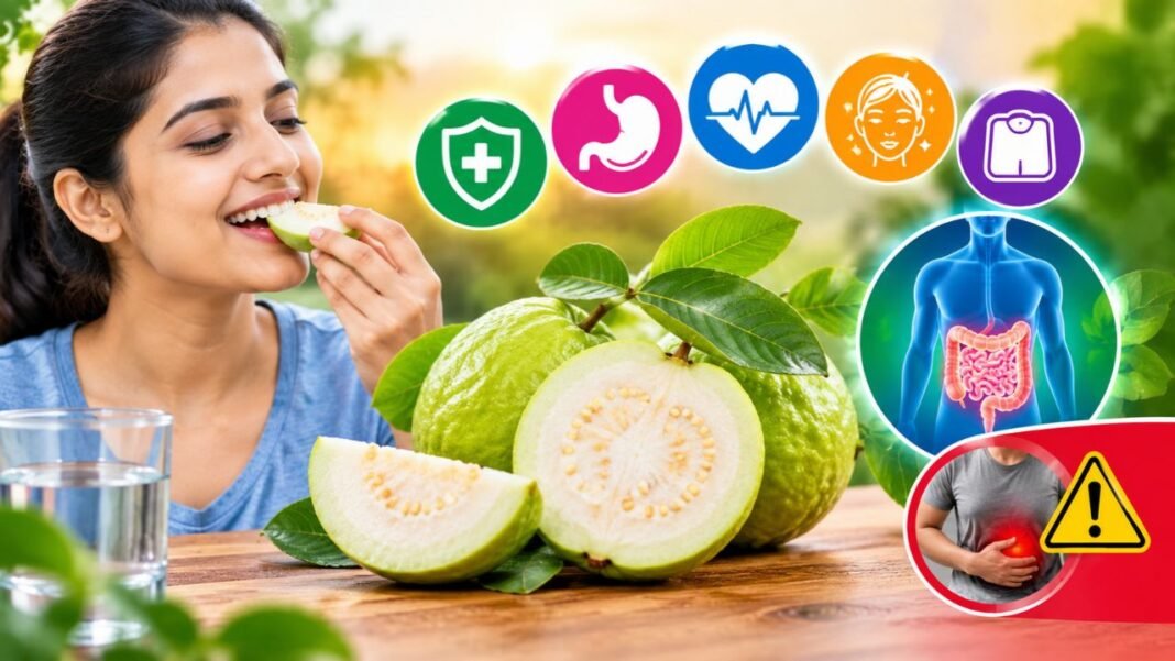 Health Tips: सुबह खाली पेट एक अमरूद खाने के फायदे जानकर रह जाएंगे हैरान! ये लोग बरतें सावधानी Health Tips
