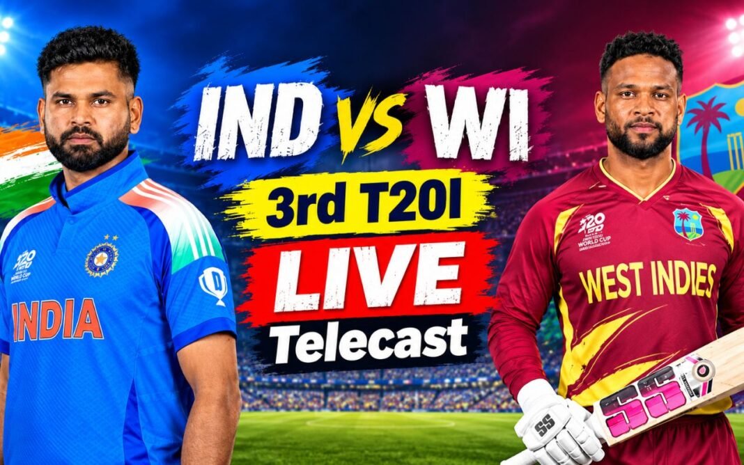 IND vs WI 3rd T20: भारत बनाम वेस्टइंडीज तीसरा T20 मैच फ्री में कैसे और कहां देखें? पूरी डिटेल IND vs WI 3rd T20