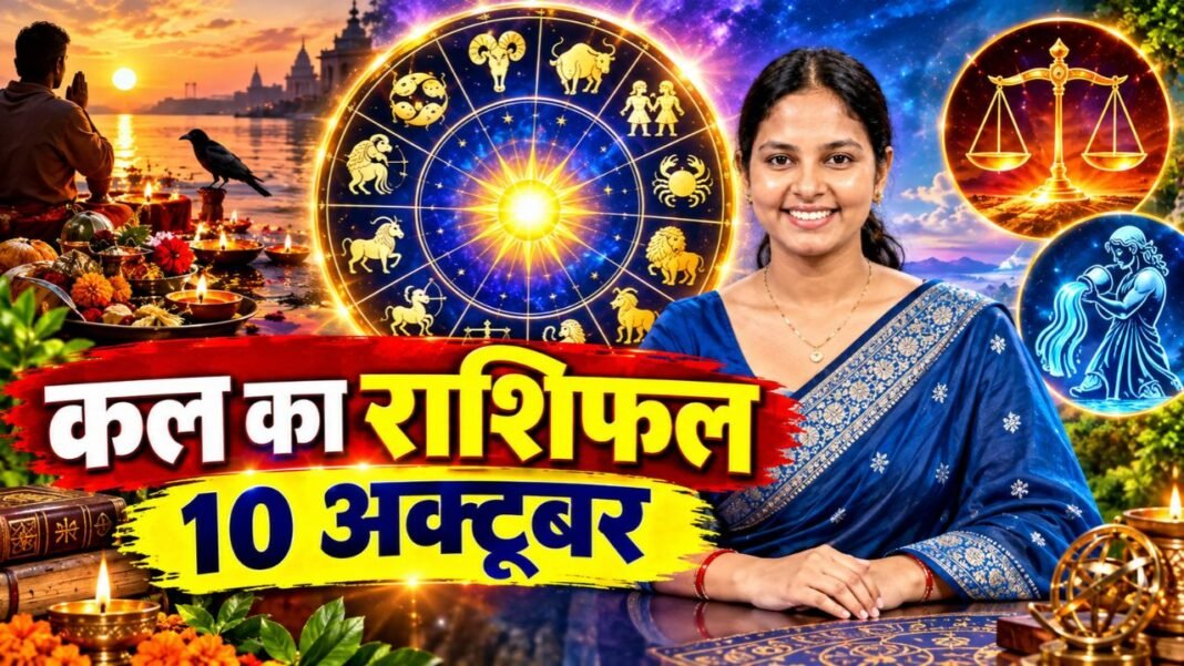 Kal Ka Rashifal 10 October 2026: सर्वपितृ अमावस्या पर तुला को उन्नति के योग, कुंभ को जल्दबाजी से बचने की सलाह Kal Ka Rashifal 10 October 2026