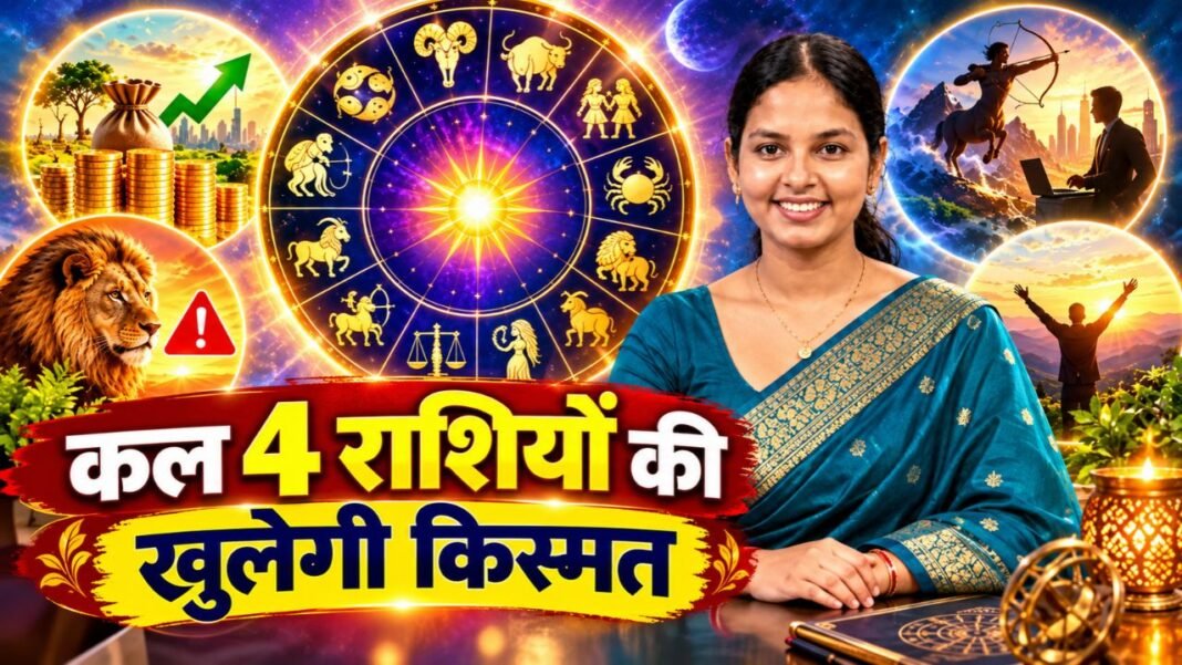 Kal Ka Rashifal 7 October 2026: बुधवार को शुभ योग से 4 राशियों की खुलेगी किस्मत, धनु को मनचाहा पैकेज और मेष को आकस्मिक धन लाभ Kal Ka Rashifal 7 October 2026: 4 राशियों की खुलेगी किस्मत