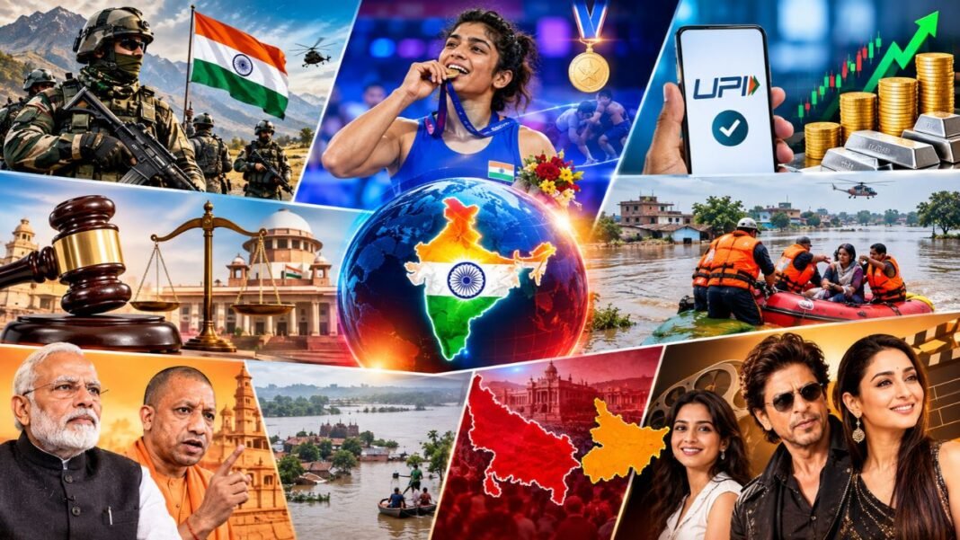 Top 20 News: आज की 20 बड़ी खबरें, दुबई मामला, कुश्ती में पदक, UPI नियम और सोना-चांदी के भाव ने खींचा ध्यान Top 20 News